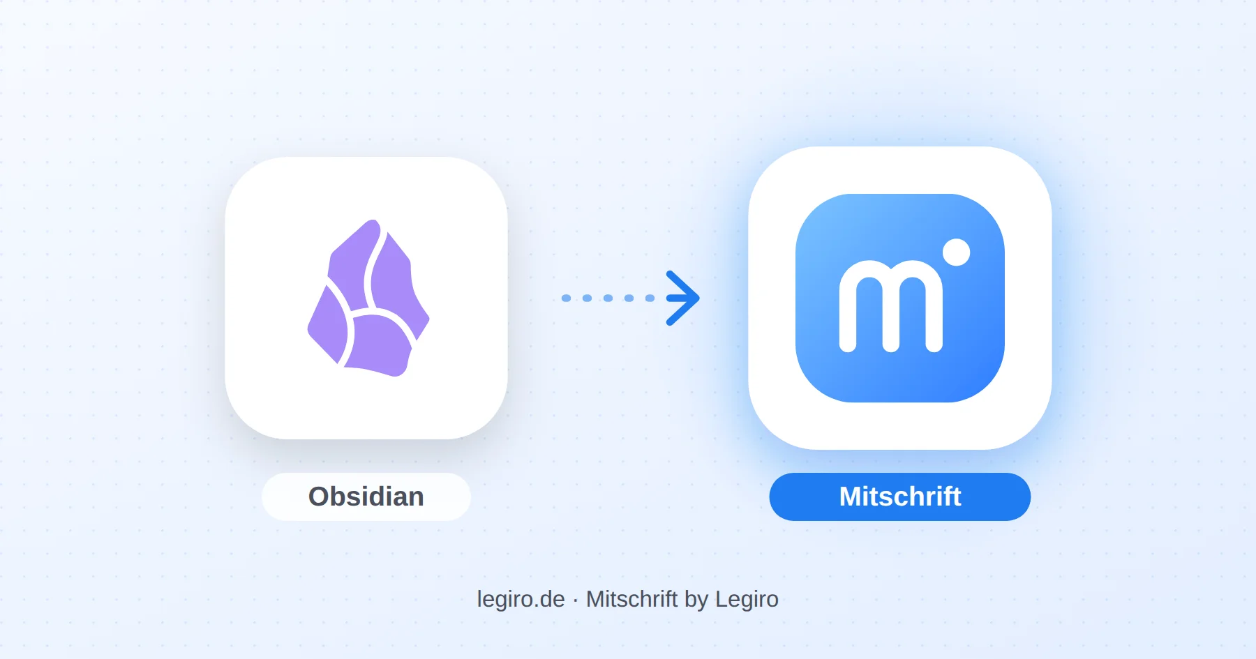 Wechsel von Obsidian zu Mitschrift by Legiro